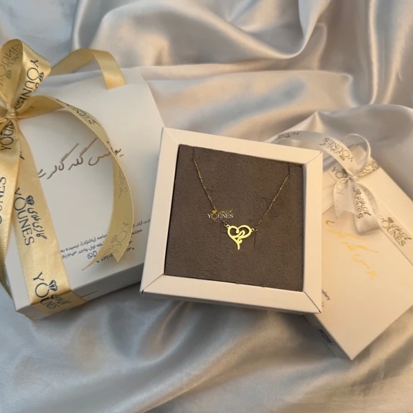 گردنبند طلا مامان قلبی